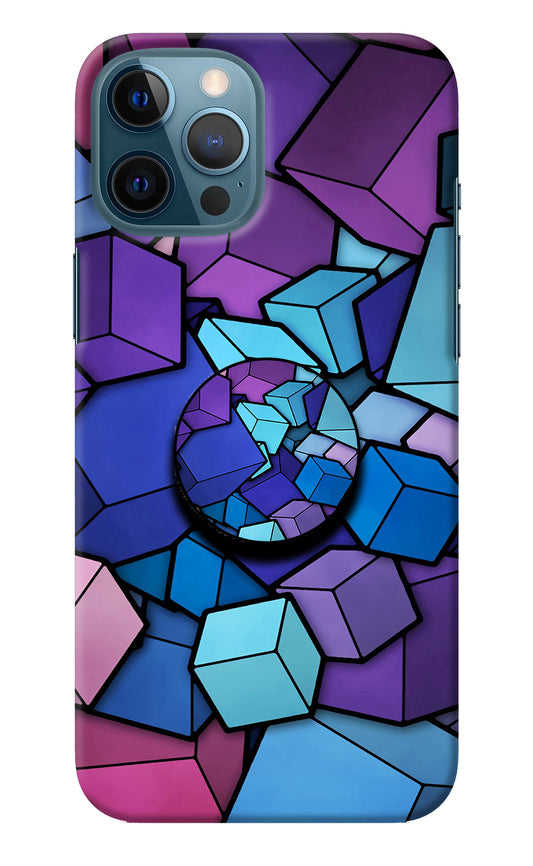 Cubic Abstract iPhone 12 Pro Max Pop Case