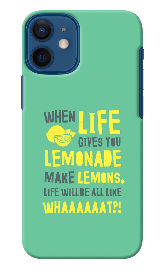 Quote iPhone 12 Mini Back Cover