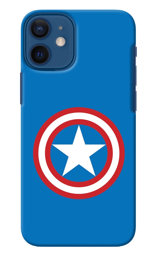 Captain America Logo iPhone 12 Mini Back Cover