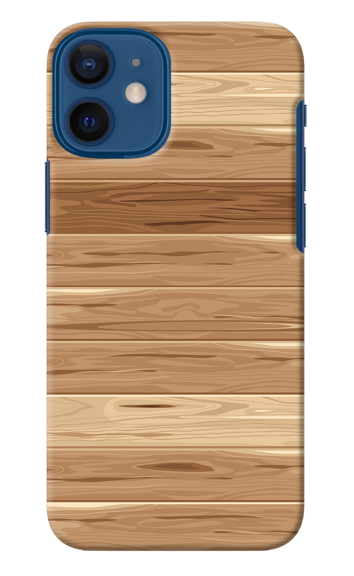 Wooden Vector iPhone 12 Mini Back Cover