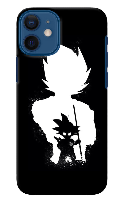 Goku Shadow iPhone 12 Mini Back Cover