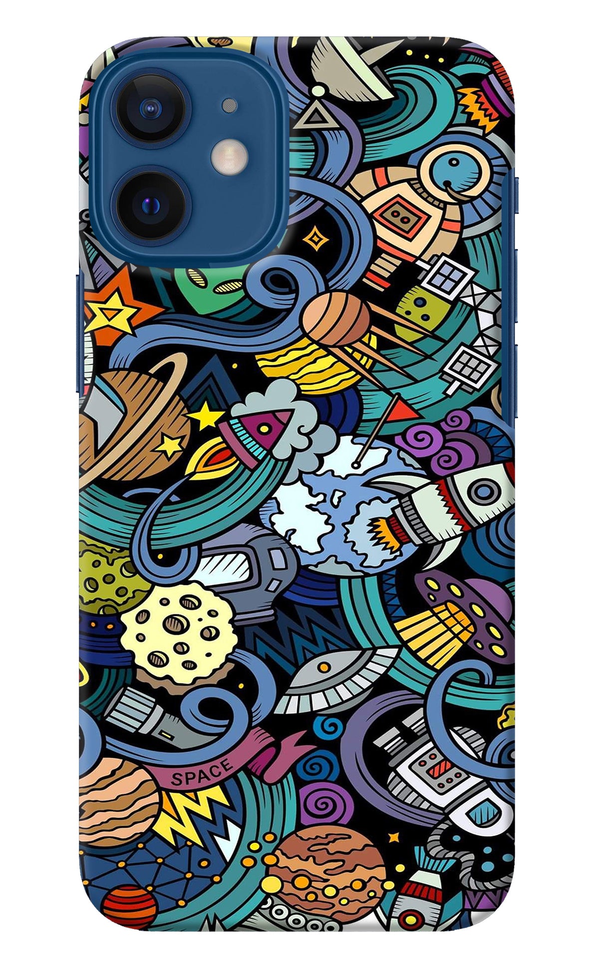 Space Abstract iPhone 12 Mini Back Cover