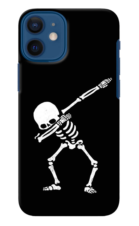 Dabbing Skeleton Art iPhone 12 Mini Back Cover
