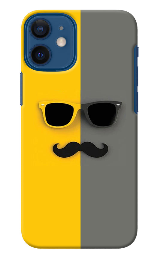 Sunglasses with Mustache iPhone 12 Mini Back Cover