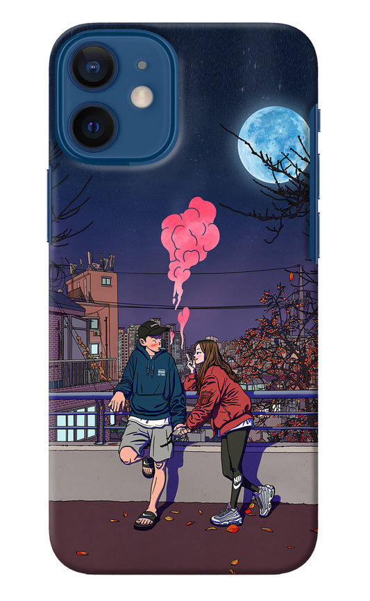 Chilling Couple iPhone 12 Mini Back Cover