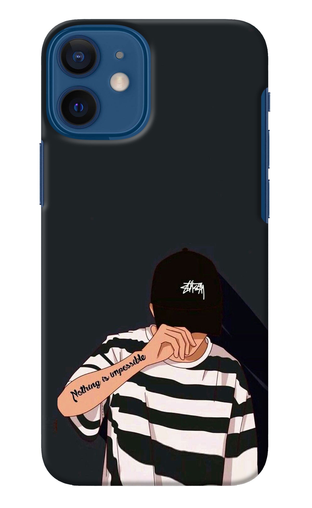 Aesthetic Boy iPhone 12 Mini Back Cover