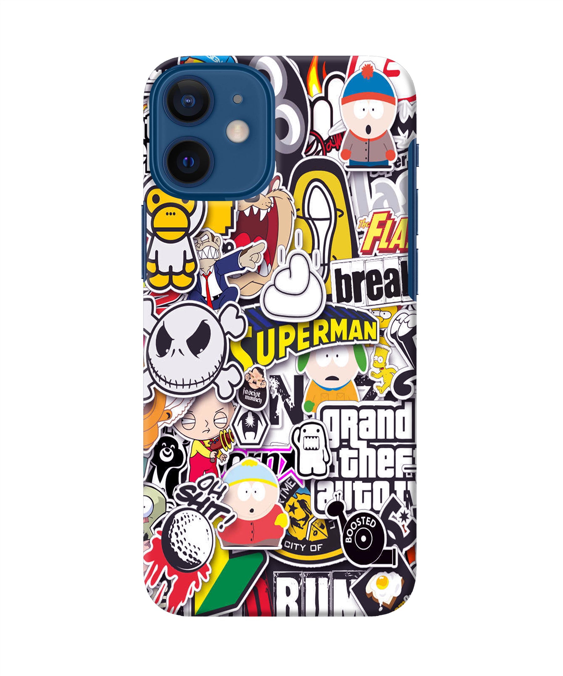 Sticker Bomb iPhone 12 Mini Back Cover