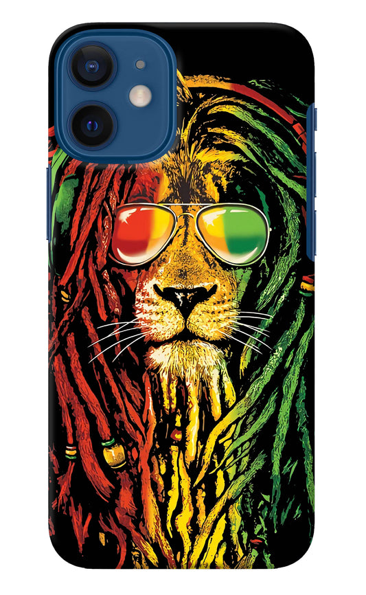 Rasta Lion iPhone 12 Mini Back Cover