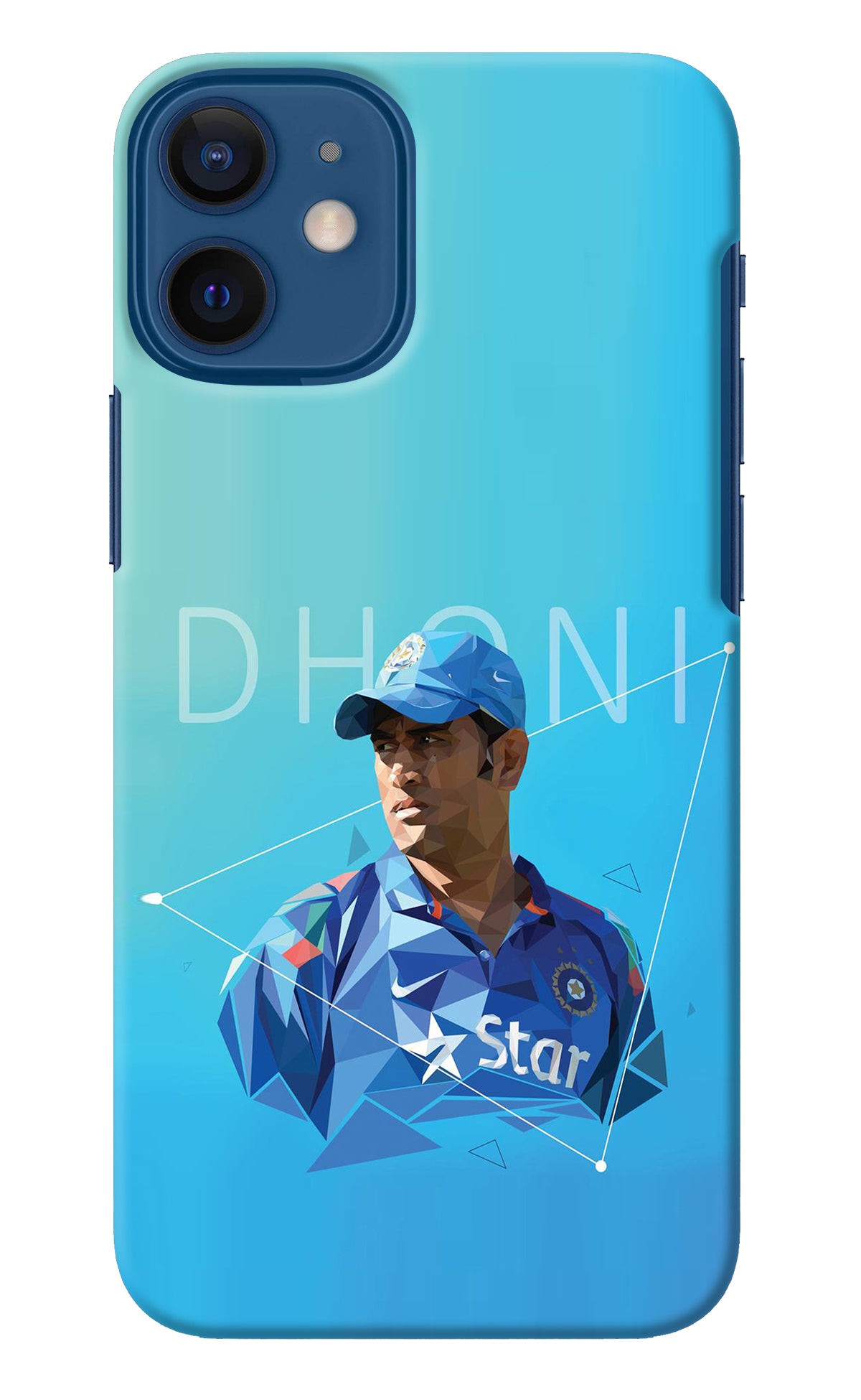 Dhoni Artwork iPhone 12 Mini Back Cover