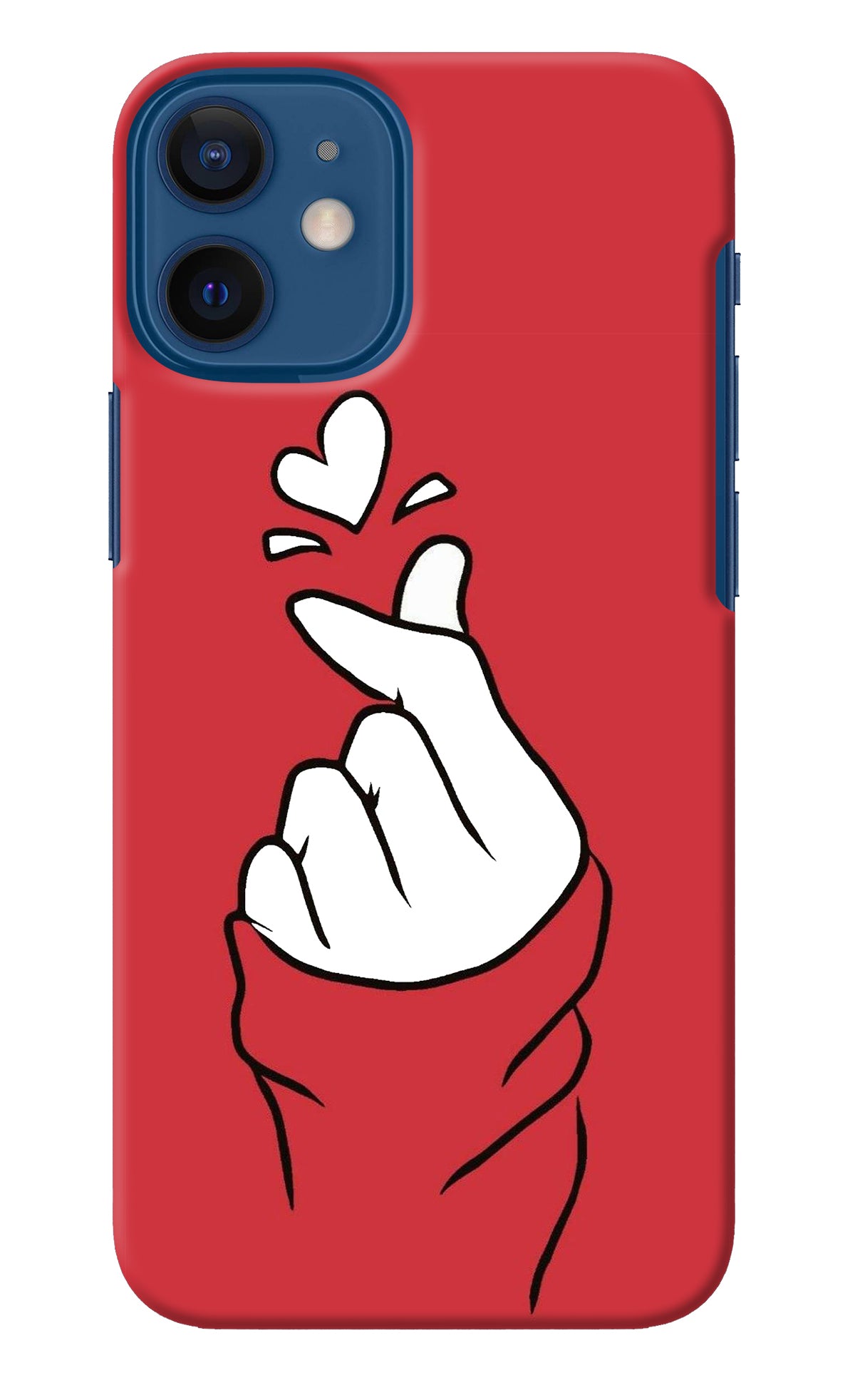 Korean Love Sign iPhone 12 Mini Back Cover