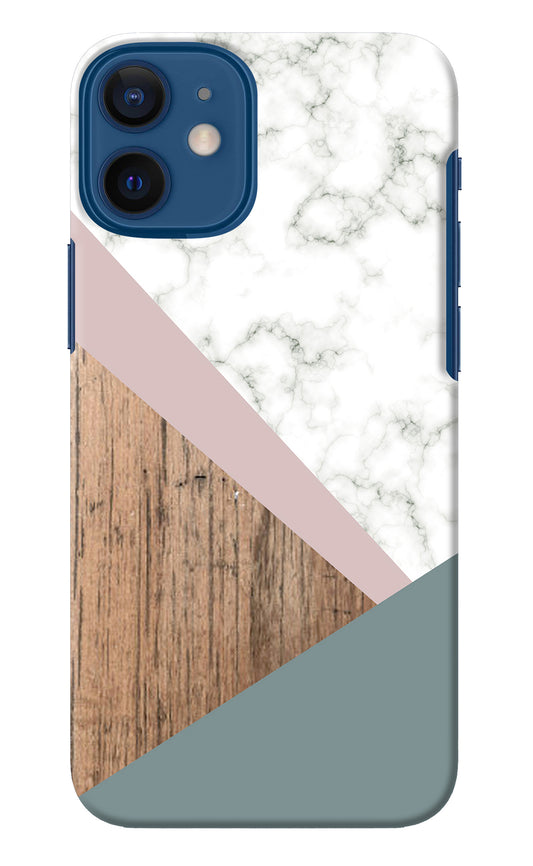 Marble wood Abstract iPhone 12 Mini Back Cover