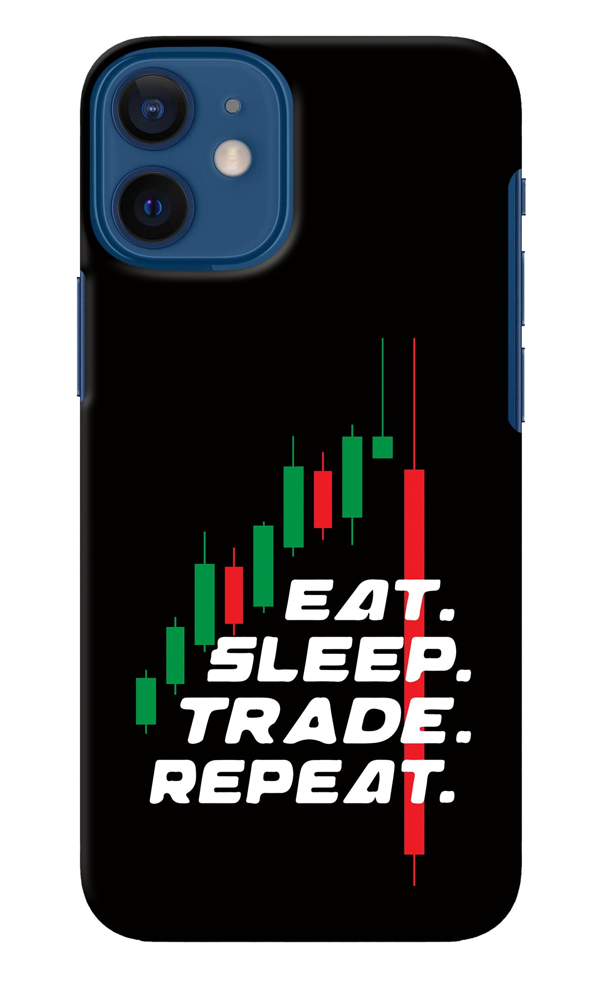 Eat Sleep Trade Repeat iPhone 12 Mini Back Cover