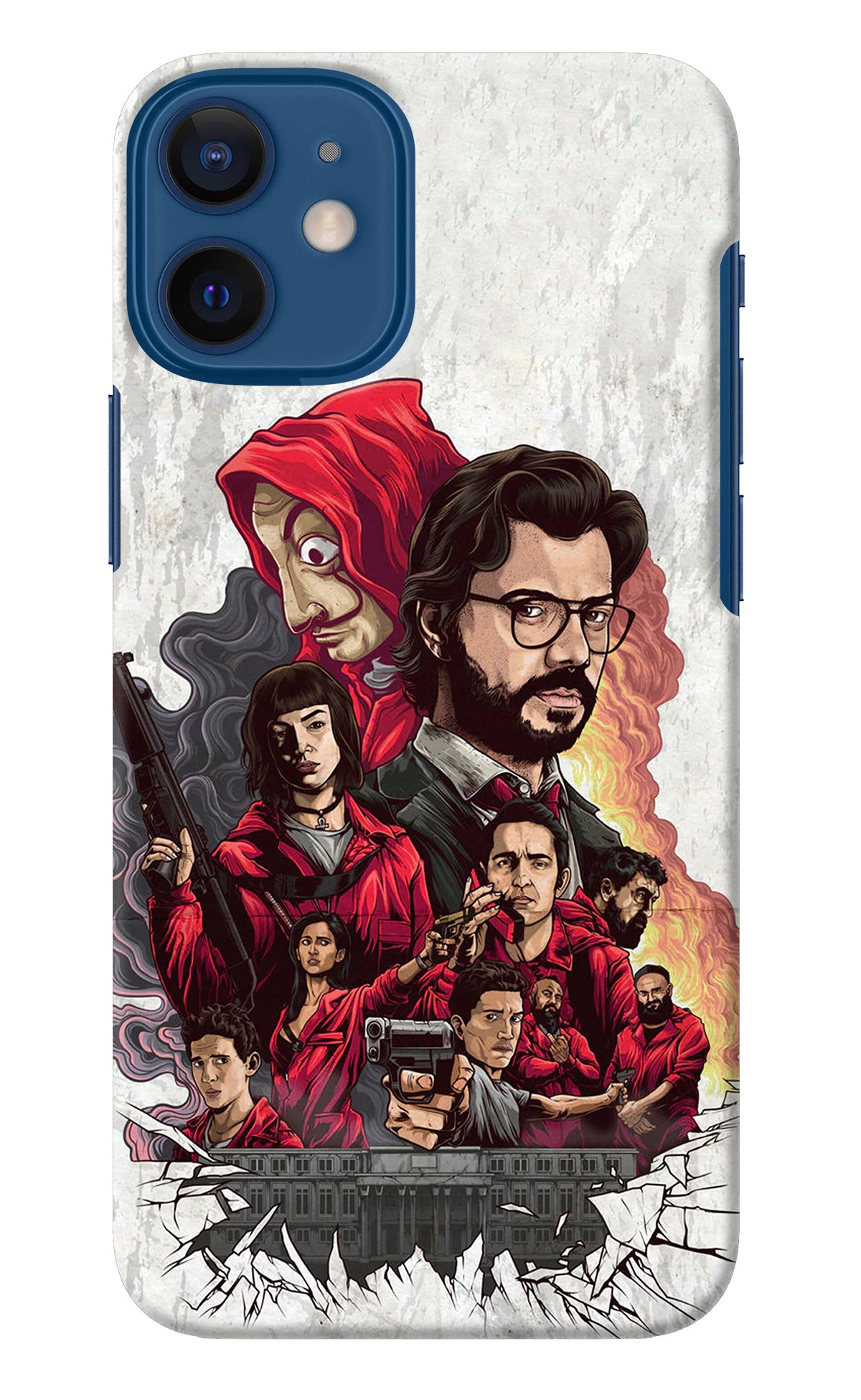 Money Heist Artwork iPhone 12 Mini Back Cover