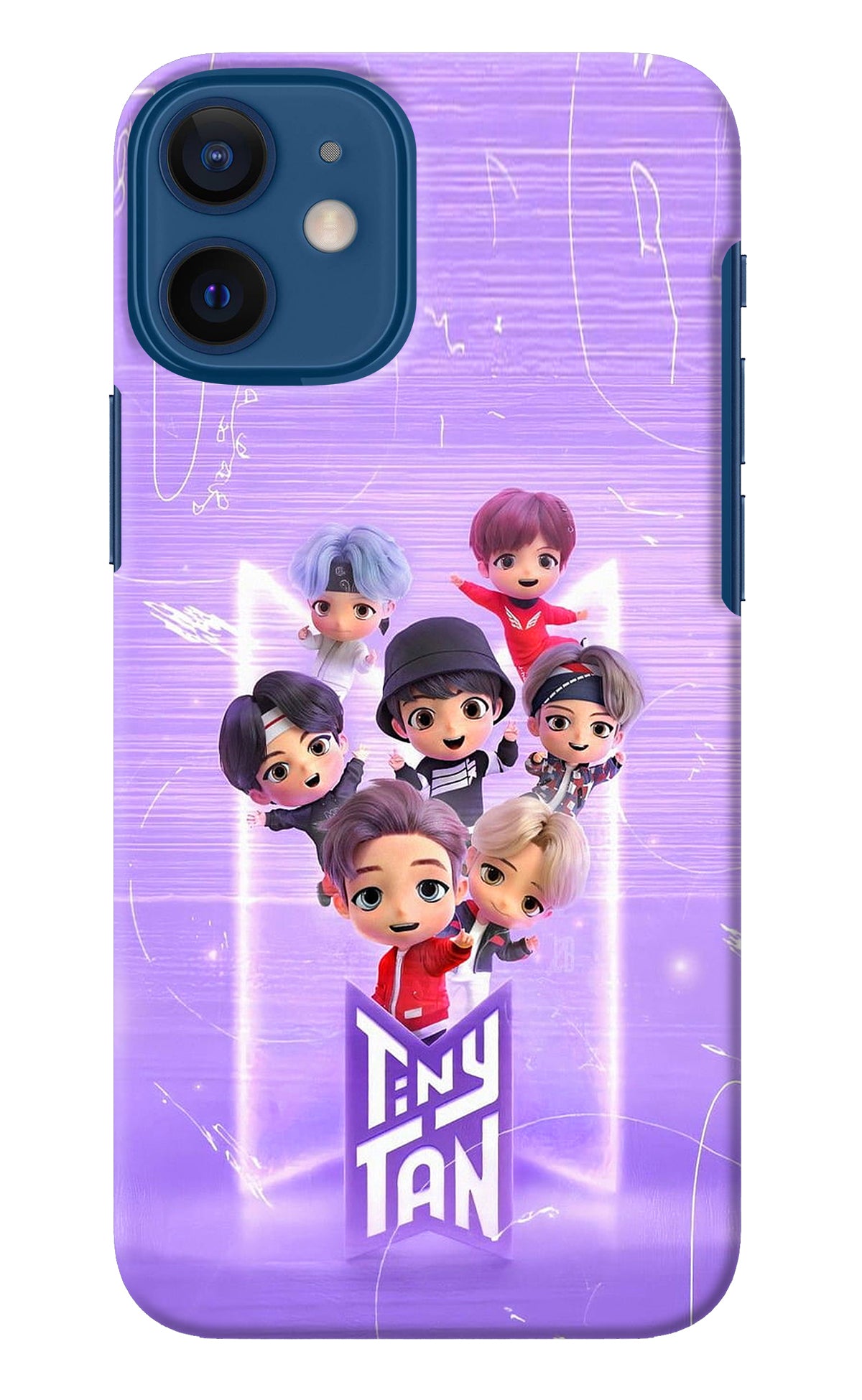 BTS Tiny Tan iPhone 12 Mini Back Cover