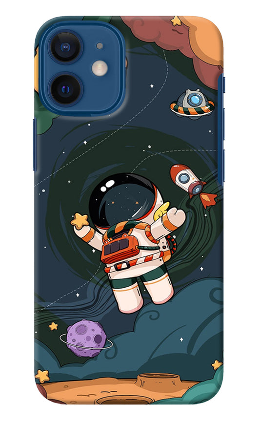 Cartoon Astronaut iPhone 12 Mini Back Cover