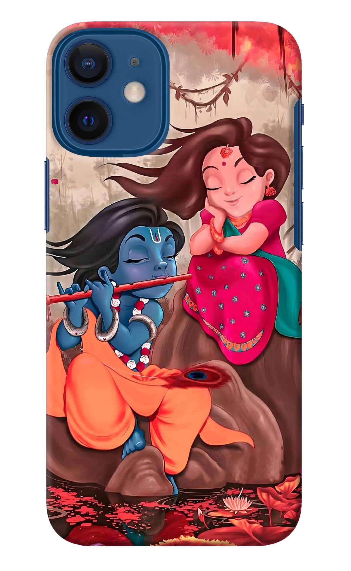 Radhe Krishna iPhone 12 Mini Back Cover