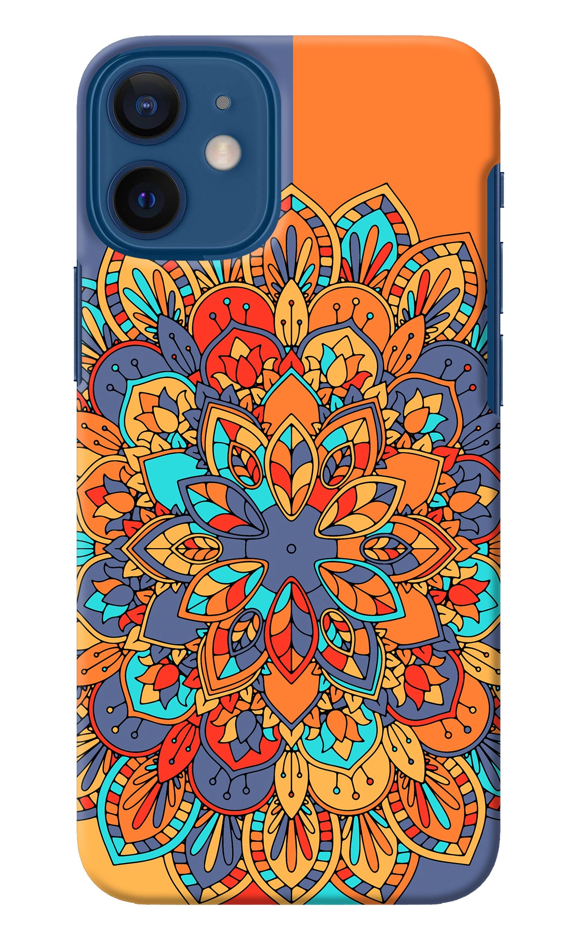 Color Mandala iPhone 12 Mini Back Cover