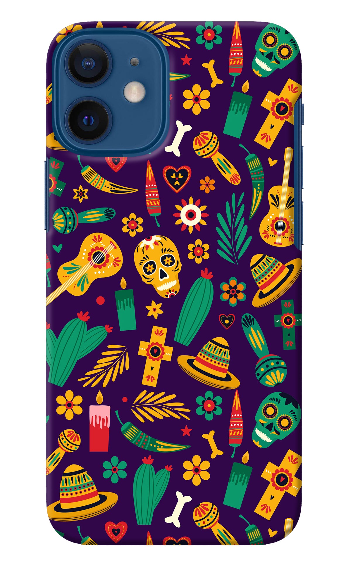 Mexican Artwork iPhone 12 Mini Back Cover