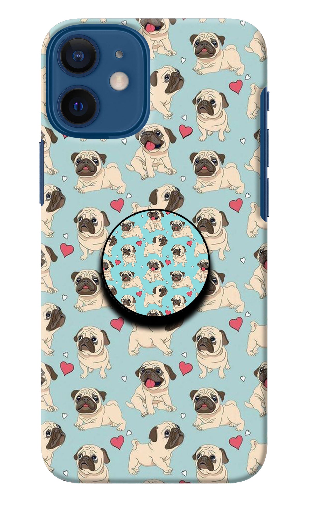 Pug Dog iPhone 12 Mini Pop Case