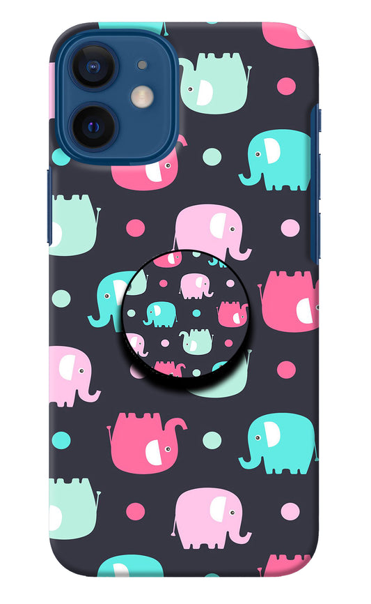 Baby Elephants iPhone 12 Mini Pop Case