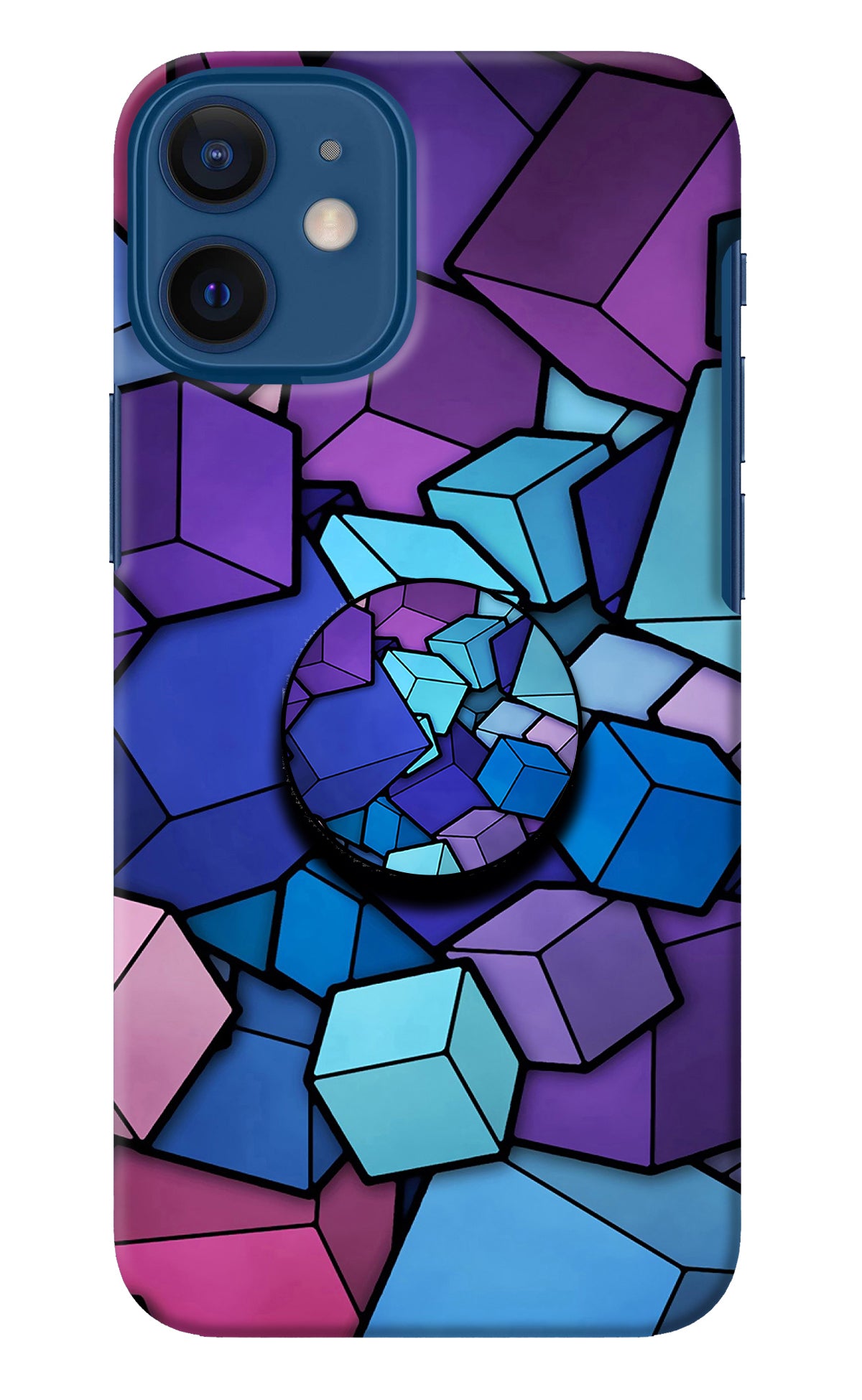 Cubic Abstract iPhone 12 Mini Pop Case