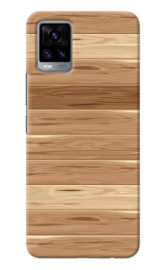 Wooden Vector Vivo V20 Back Cover