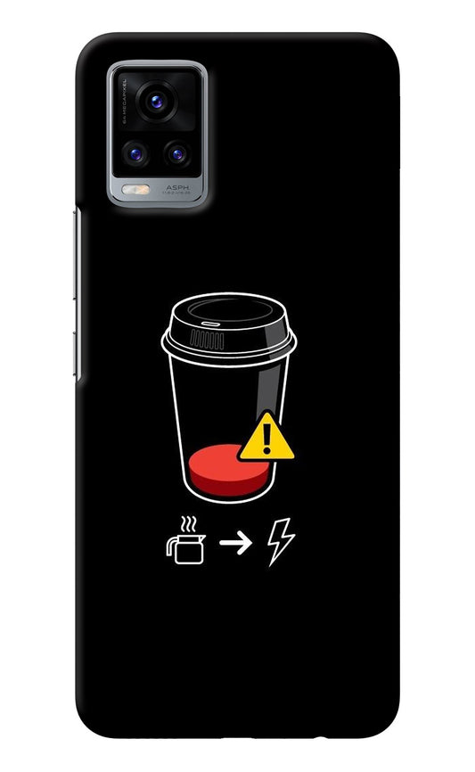 Coffee Vivo V20 Back Cover