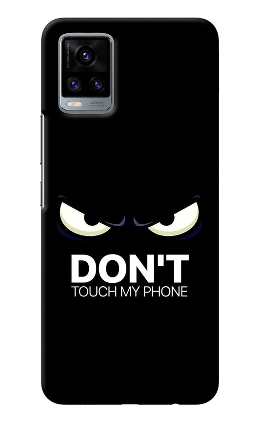 Don'T Touch My Phone Vivo V20 Back Cover