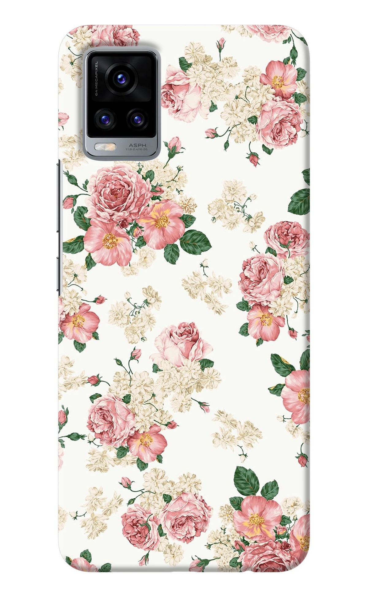 Flowers Vivo V20 Back Cover