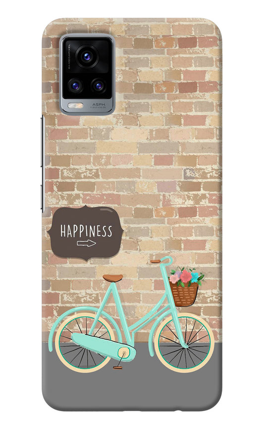 Happiness Artwork Vivo V20 Back Cover