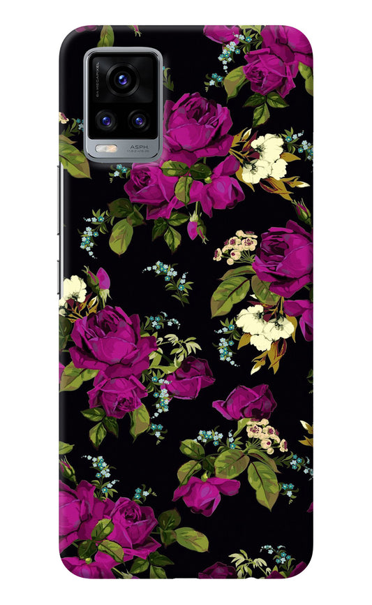 Flowers Vivo V20 Back Cover