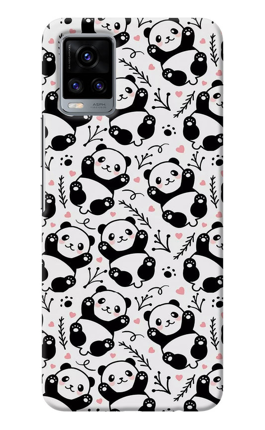 Cute Panda Vivo V20 Back Cover