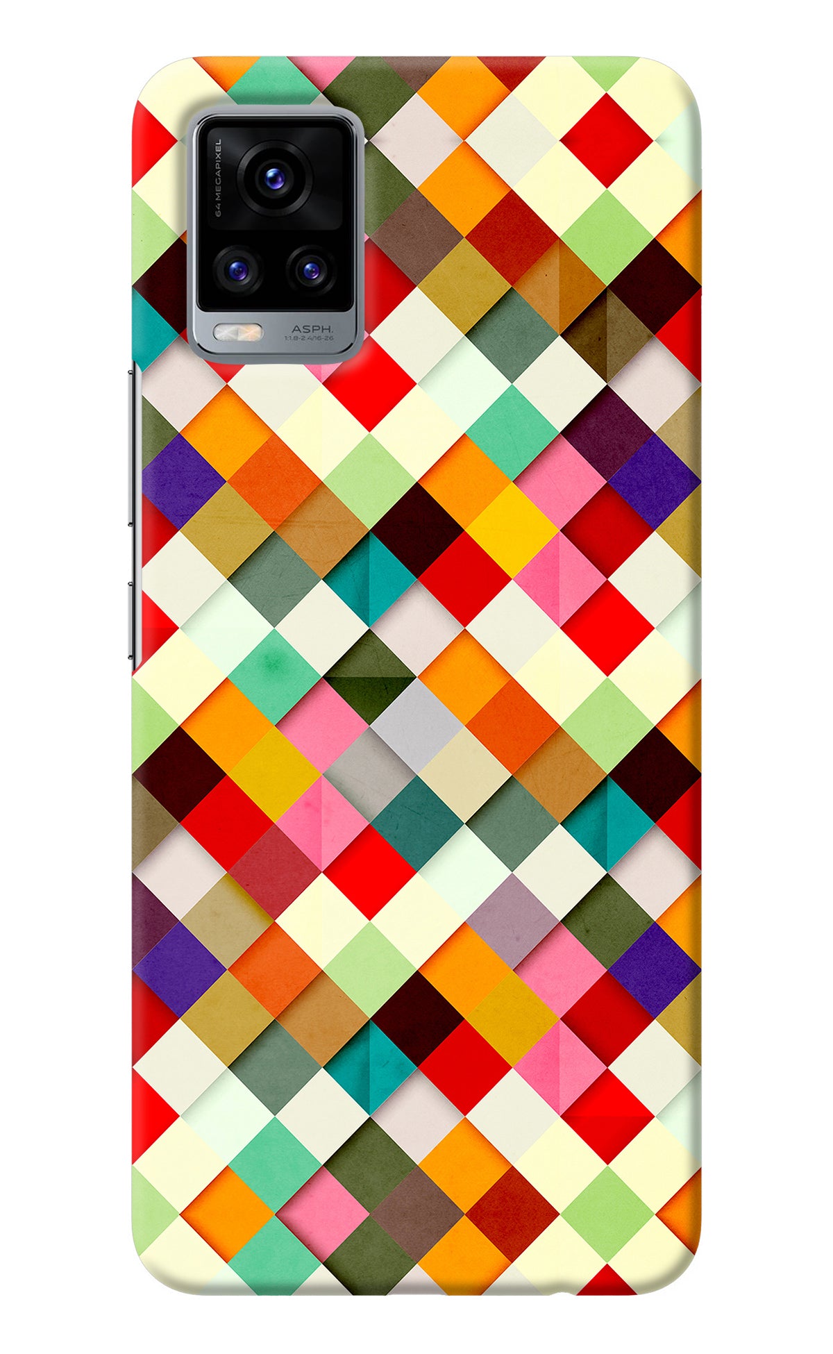 Geometric Abstract Colorful Vivo V20 Back Cover