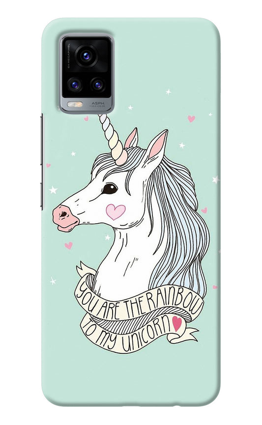 Unicorn Wallpaper Vivo V20 Back Cover