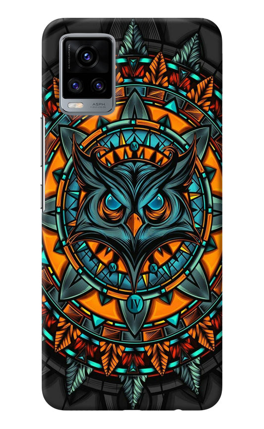 Angry Owl Art Vivo V20 Back Cover
