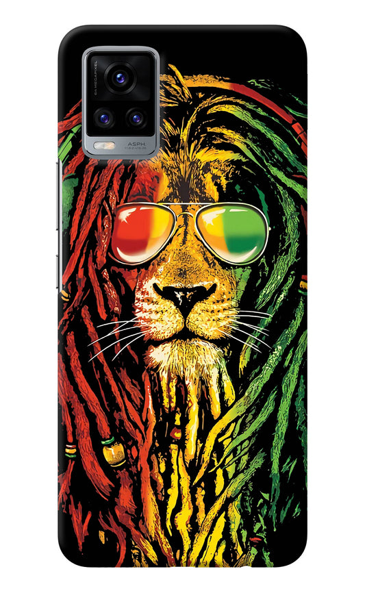 Rasta Lion Vivo V20 Back Cover