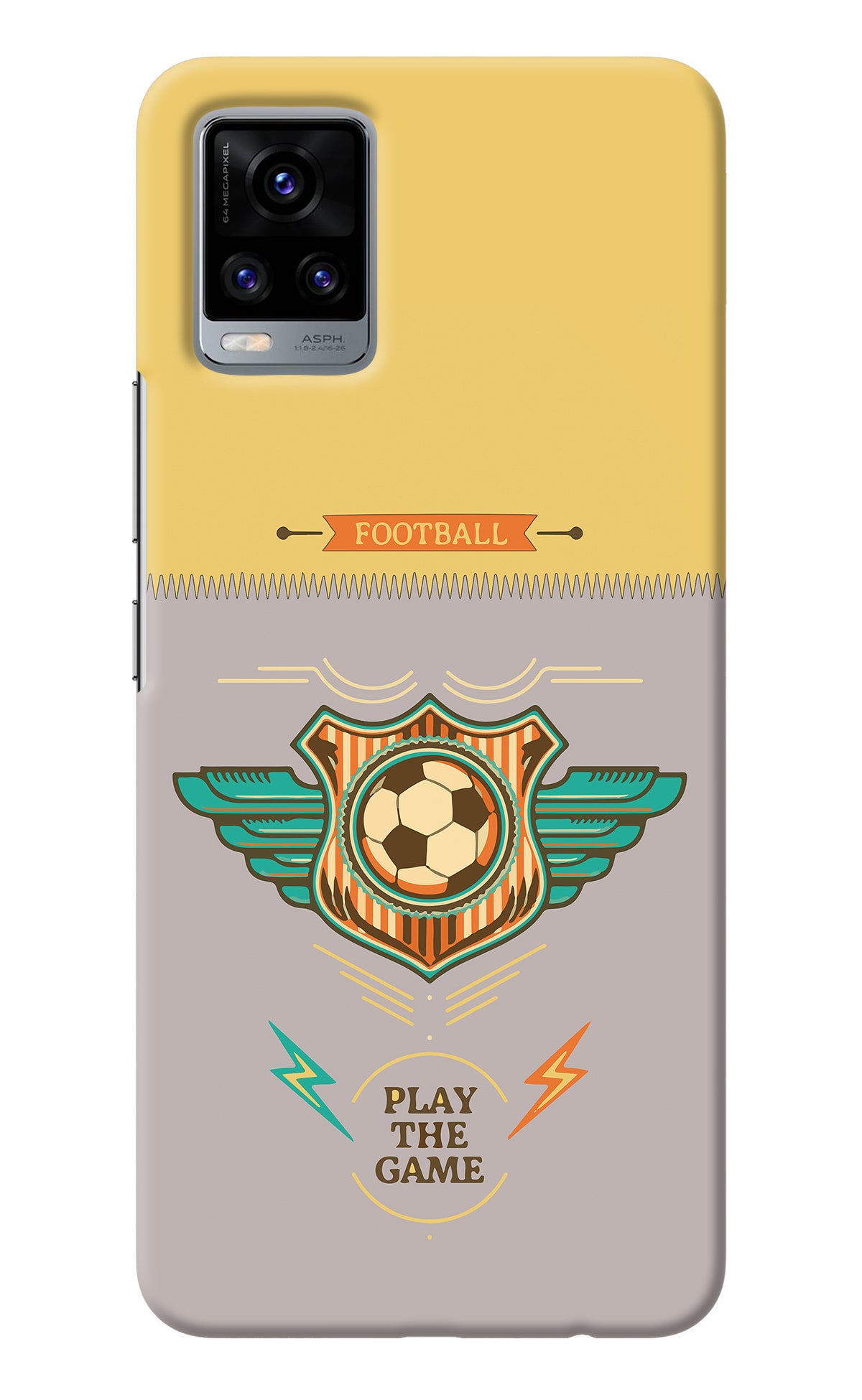 Football Vivo V20 Back Cover