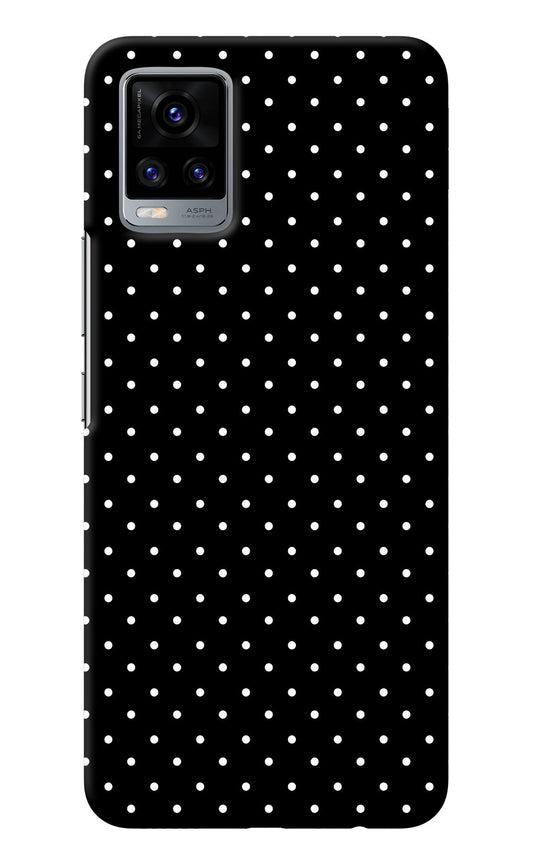 White Dots Vivo V20 Back Cover