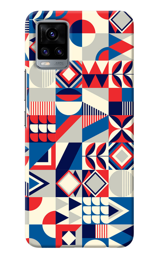 Colorful Pattern Vivo V20 Back Cover