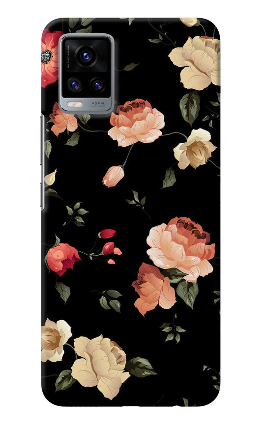 Flowers Vivo V20 Back Cover