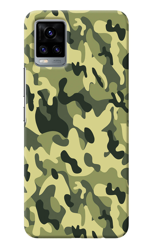 Camouflage Vivo V20 Back Cover