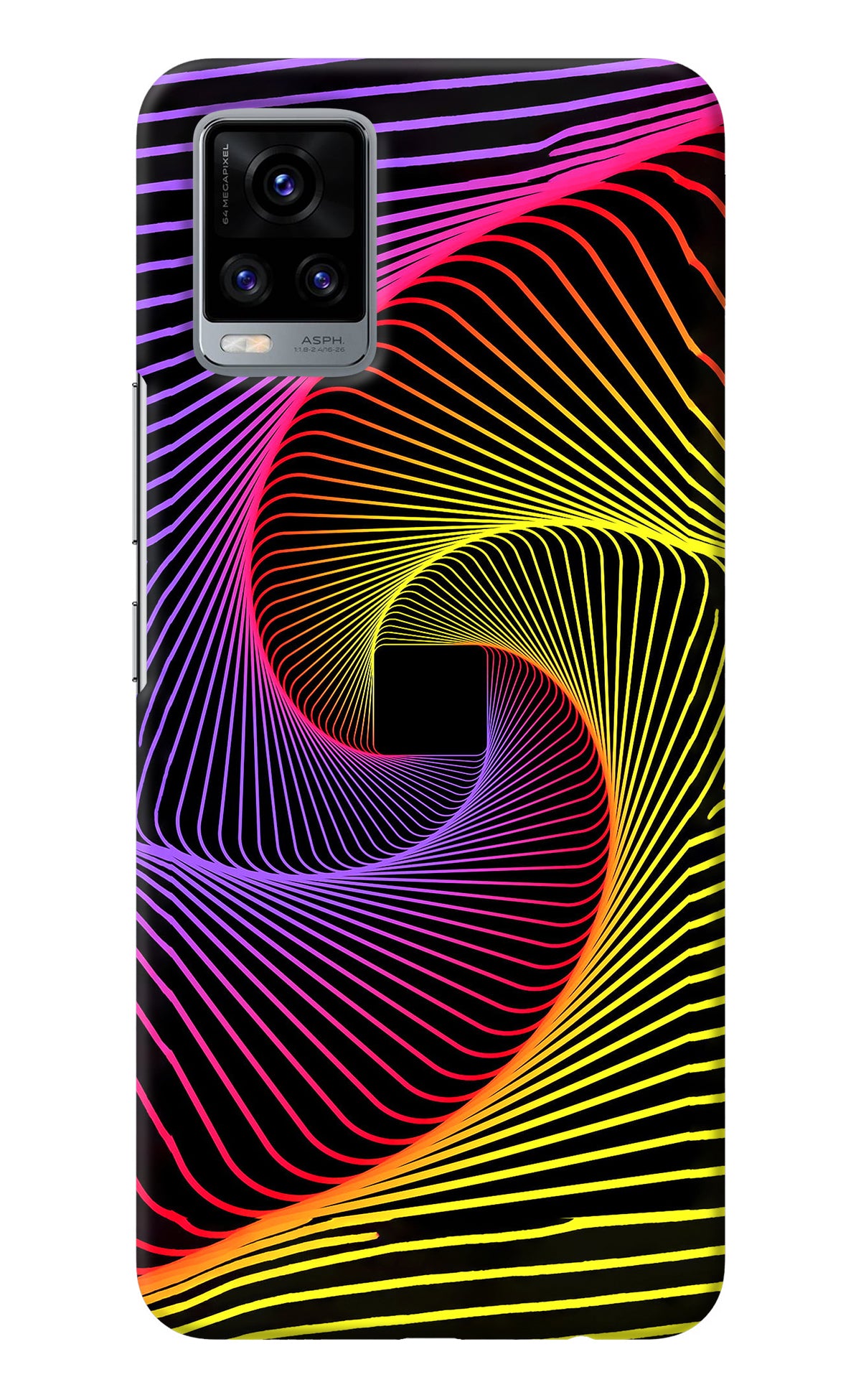 Colorful Strings Vivo V20 Back Cover