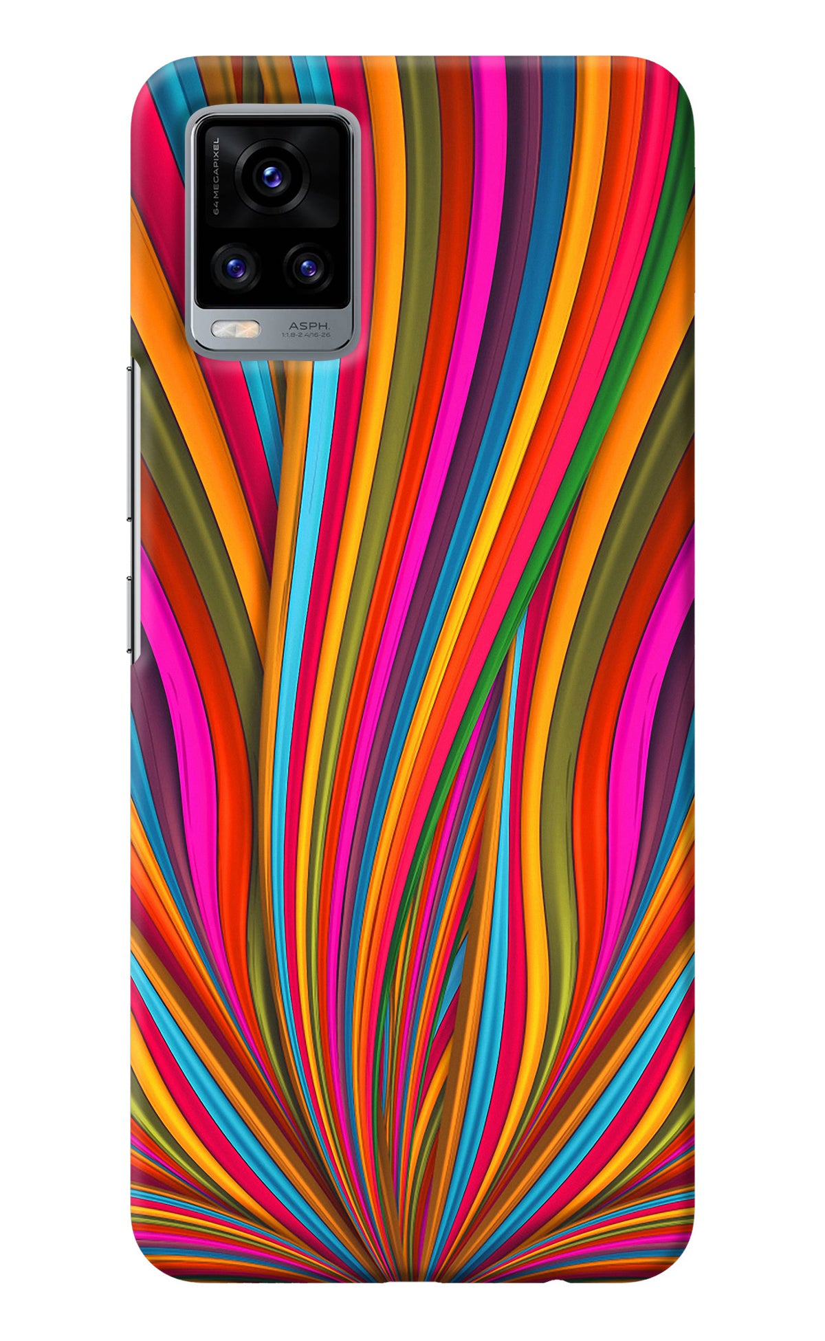 Trippy Wavy Vivo V20 Back Cover