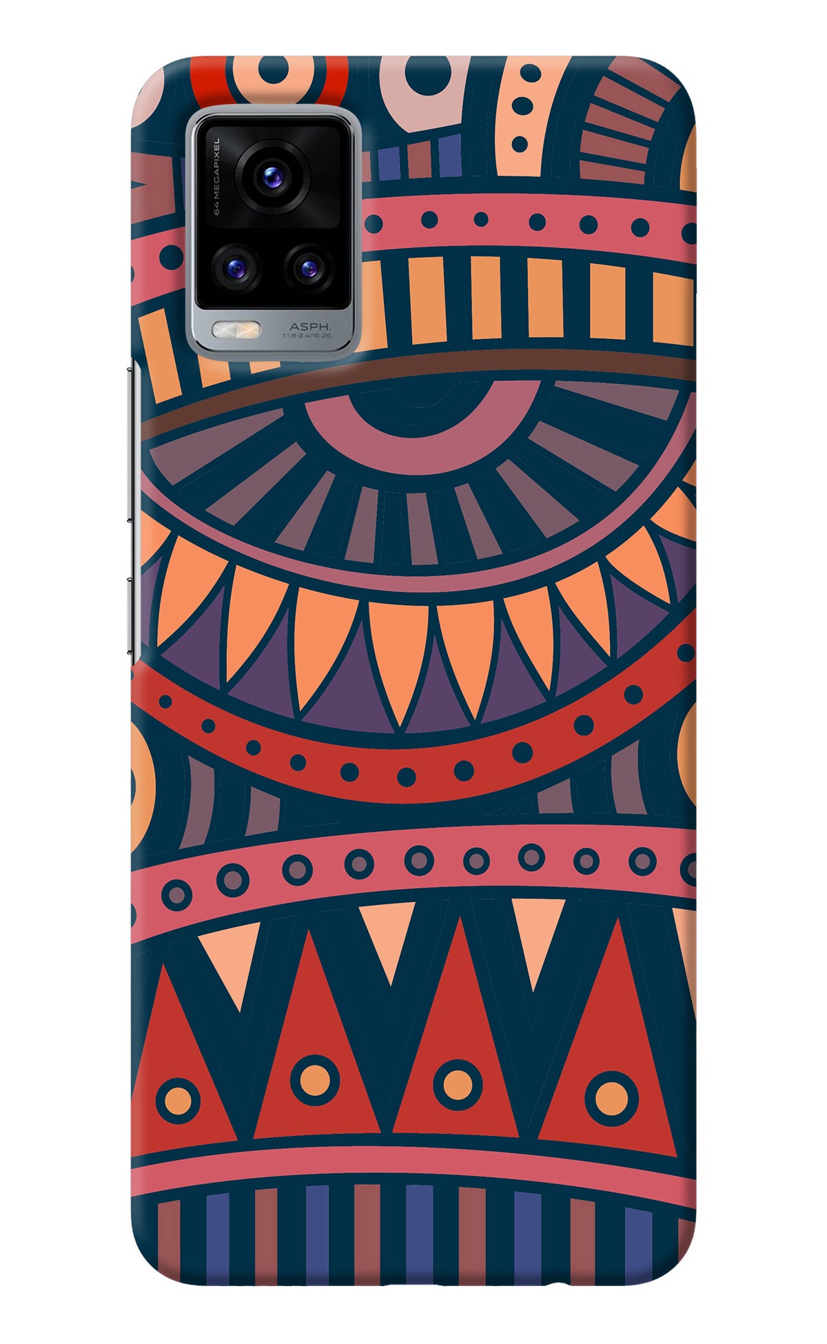 African Culture Design Vivo V20 Back Cover