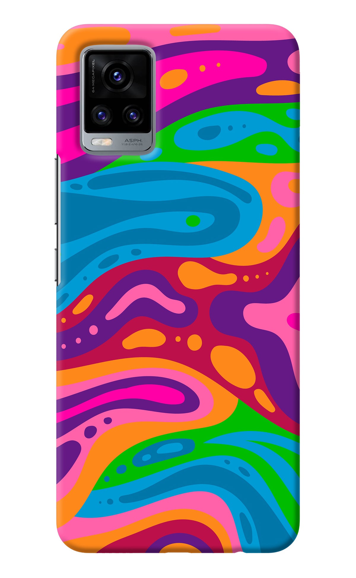 Trippy Pattern Vivo V20 Back Cover