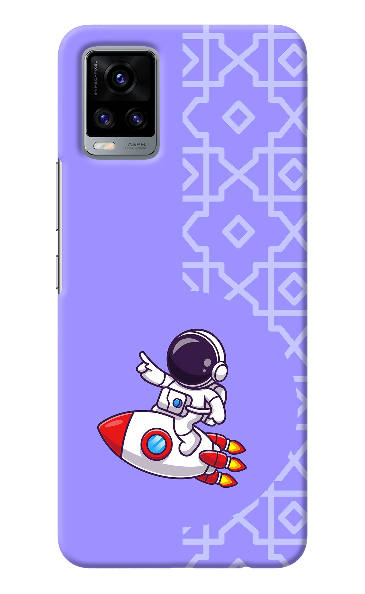 Cute Astronaut Vivo V20 Back Cover