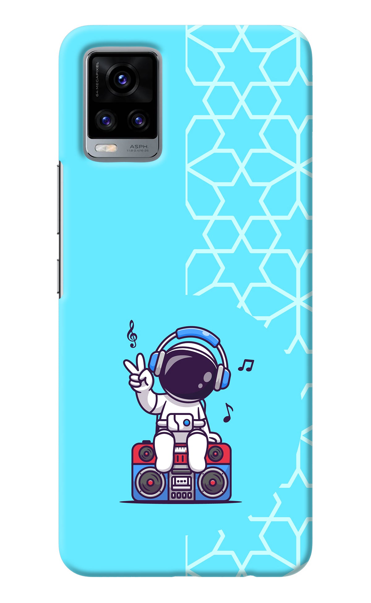 Cute Astronaut Chilling Vivo V20 Back Cover