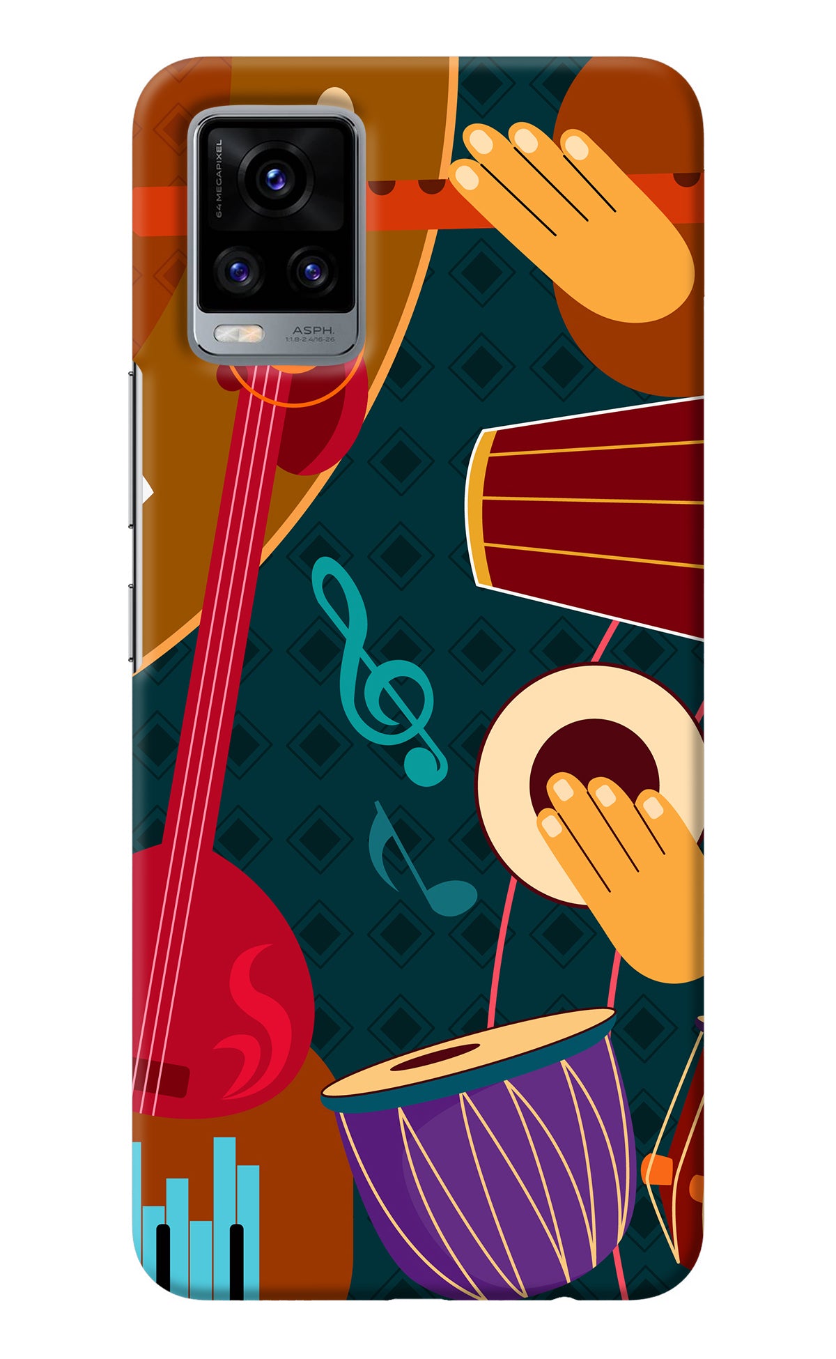 Music Instrument Vivo V20 Back Cover