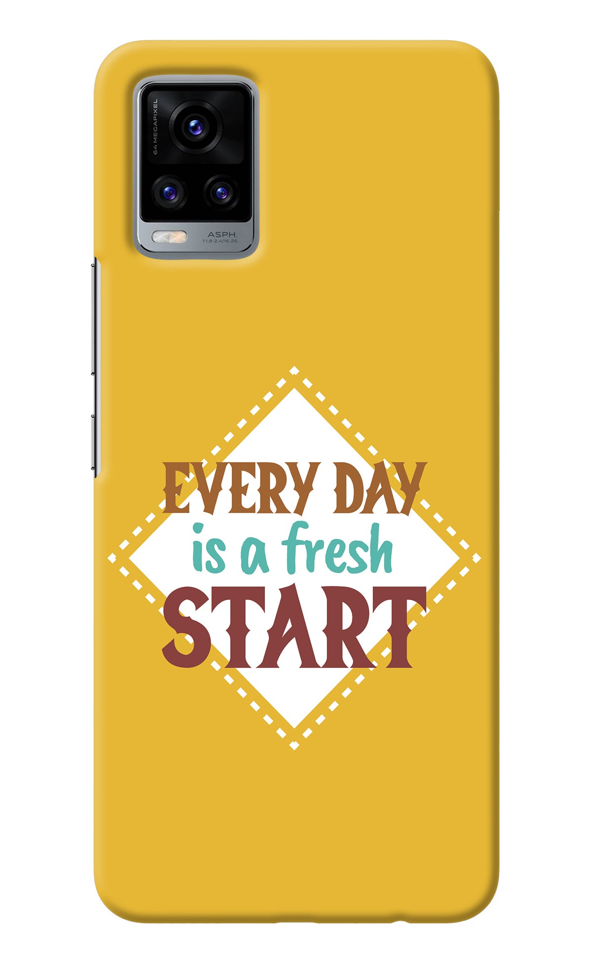 Every day is a Fresh Start Vivo V20 Back Cover