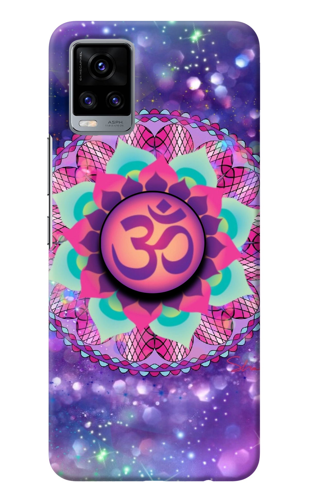 Om Purple Vivo V20 Pop Case